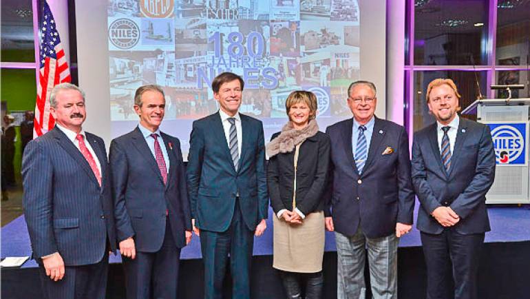 180 años de la empresa NILES SIMMONS – el Margrave de Meissen felicita a la empresa ubicada en la ciudad de Chemnitz